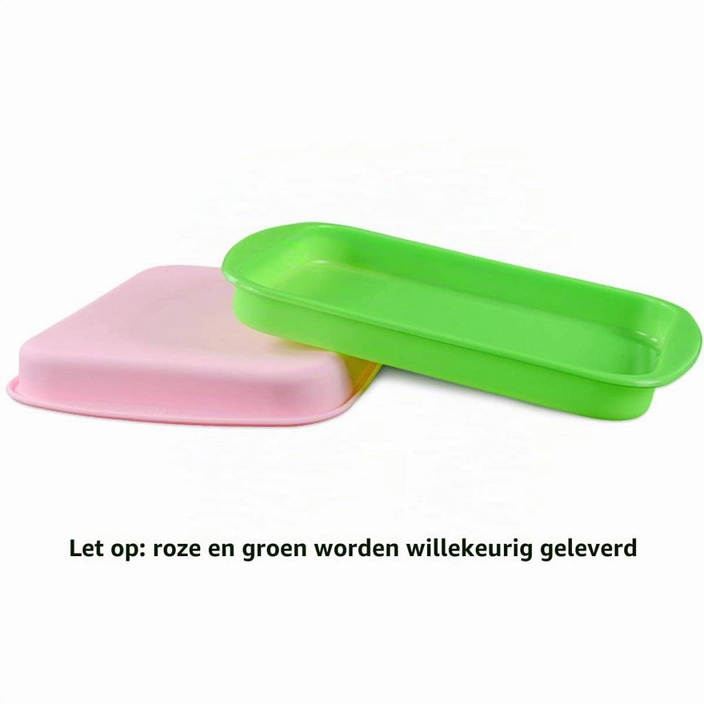 Stampo per pane in silicone, rettangolare, antiaderente, per torte, pane, pizza, lasagne, confezione da 1 pezzo