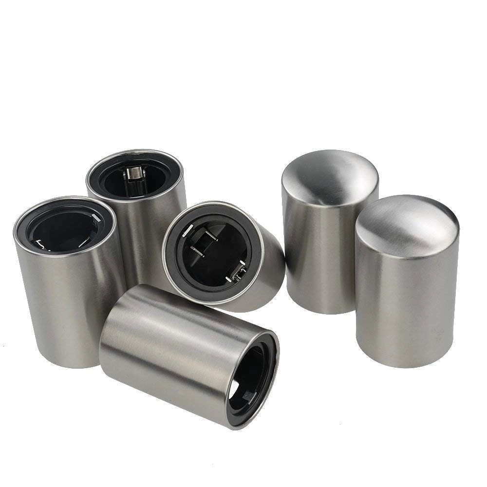6 apriscatole automatici magnetici, per birra, in acciaio inossidabile