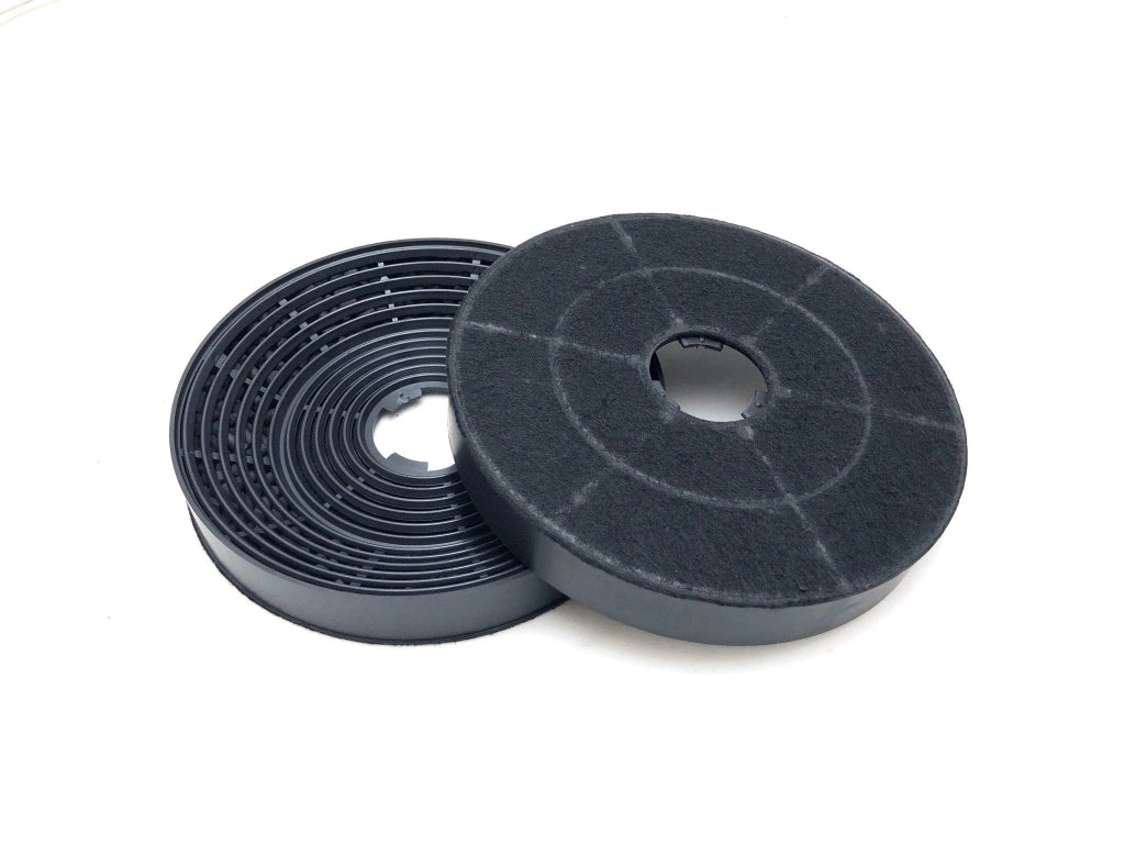 Filtri a carbone attivo per cappe aspiranti Amica – confezione da 2 pezzi, diametro circa 15,7 cm