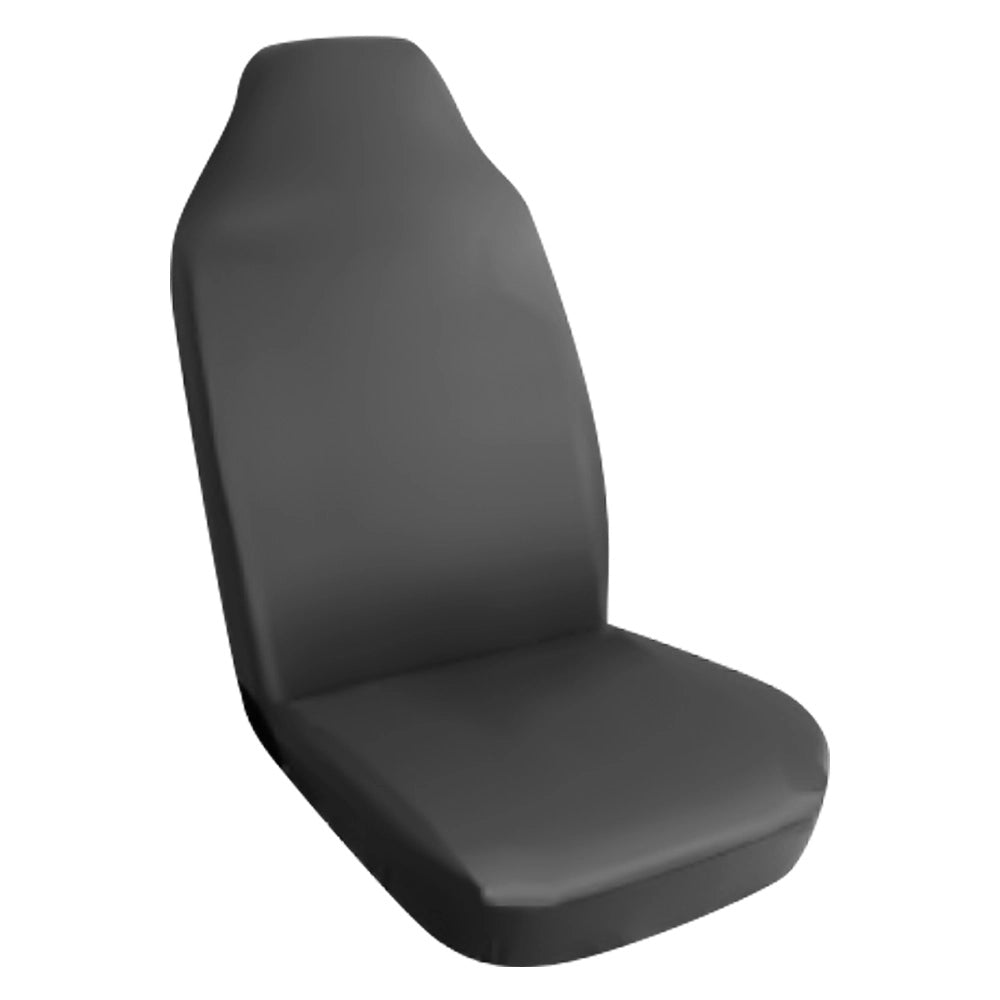 COPRISEDILE SINGOLO 'PARIGI' elasticizzato - tessuto in cotone - grigio