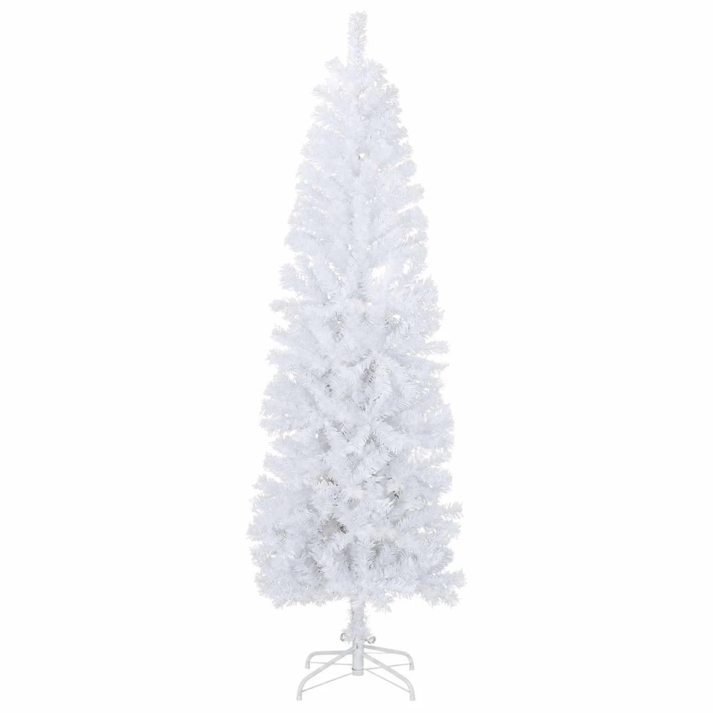 Albero di Natale Artificiale Slim con Palline 180 cm 300 LED 3461067