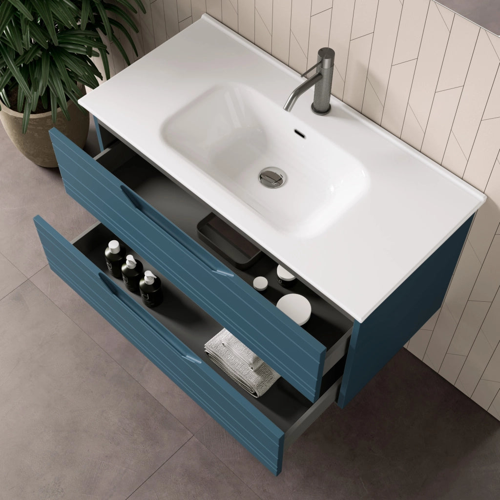 Composizione 4 pezzi SOLMIRA blu