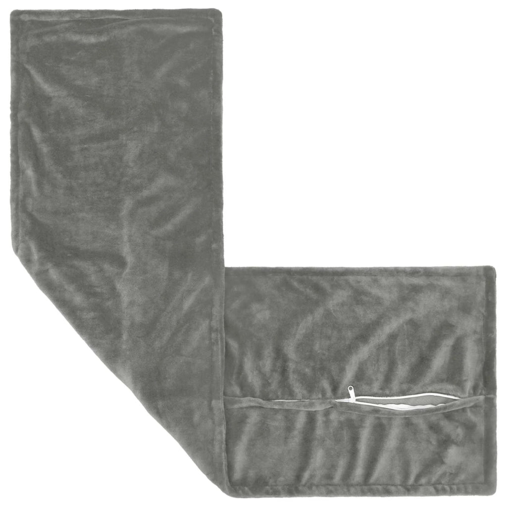 Federa HOUTEN Grigio Scuro 40 x 145 cm Flanella 917374