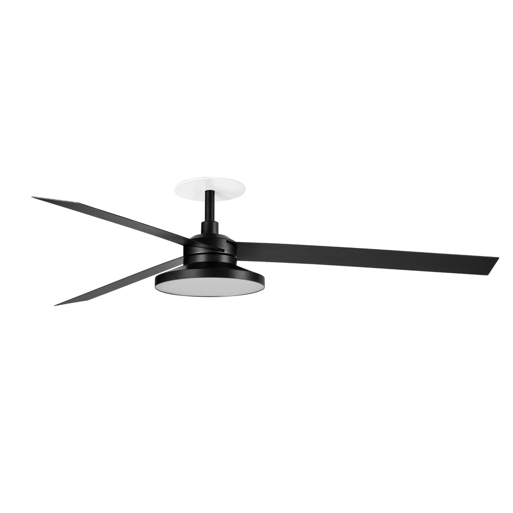 CRUISER RECESSED TAK XL Ventilatore nero 4000K