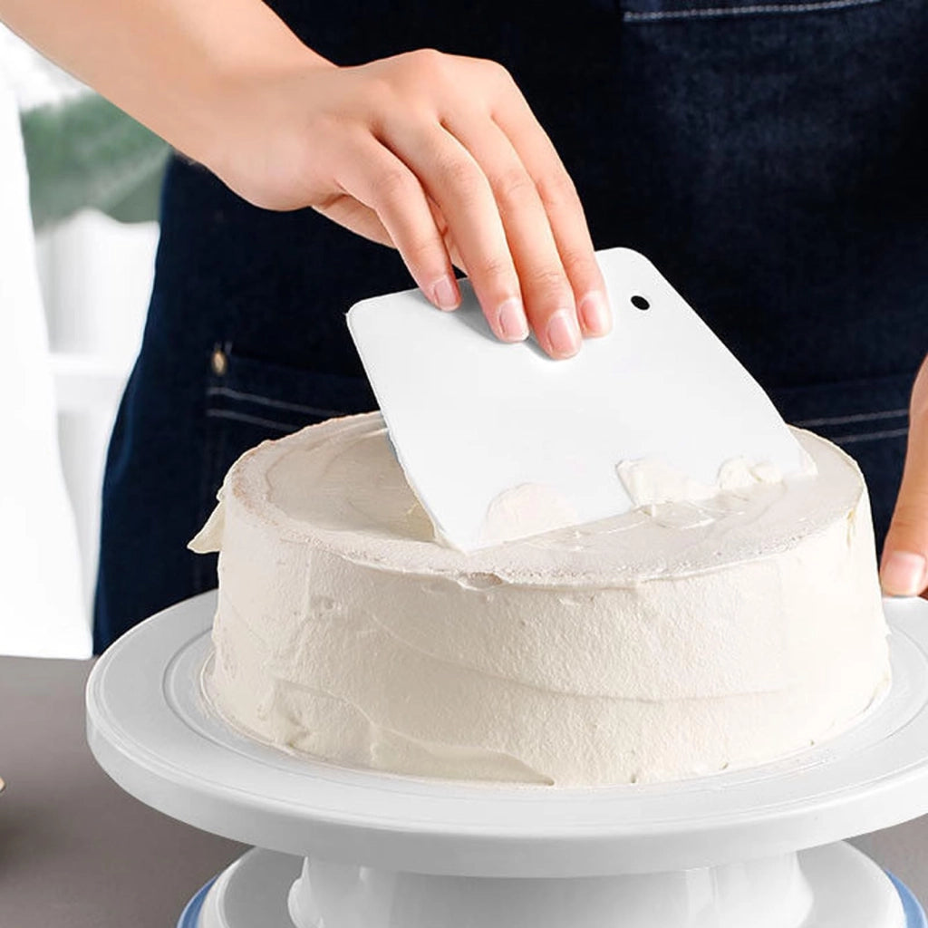 Set di spatole per torte, 2 spatole in acciaio inossidabile, 27,3 + 32,5 cm, con accessori