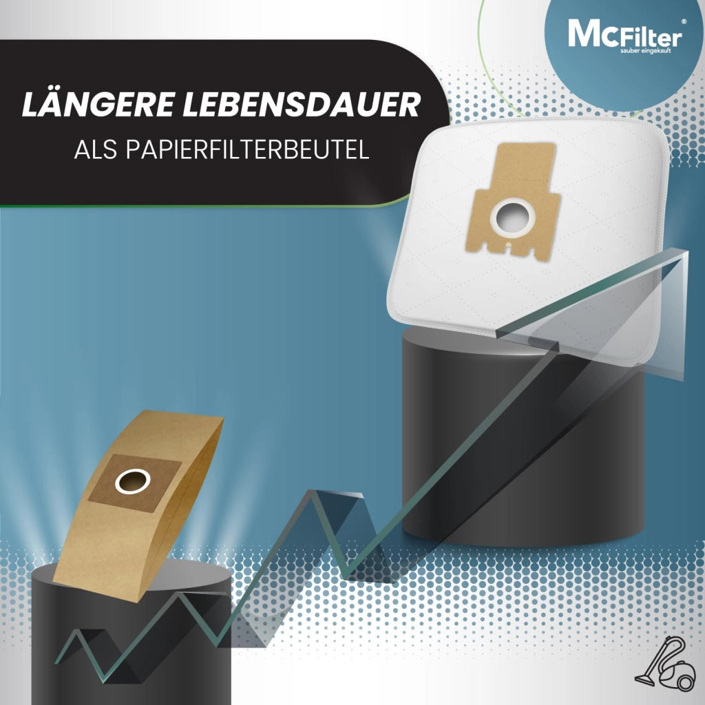 Sacchetti per aspirapolvere, 10 pezzi, con microfiltro, compatibili con il modello M52