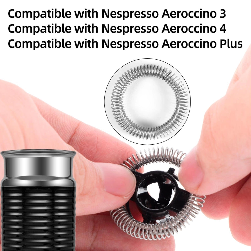 Coperchio per montalatte con 2 fruste di ricambio, compatibile con Aeroccino 3/4/Plus