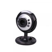 Webcam Hd 640x480 Con Microfonoe Luce Led Usb2.0 Nero Cod.33861