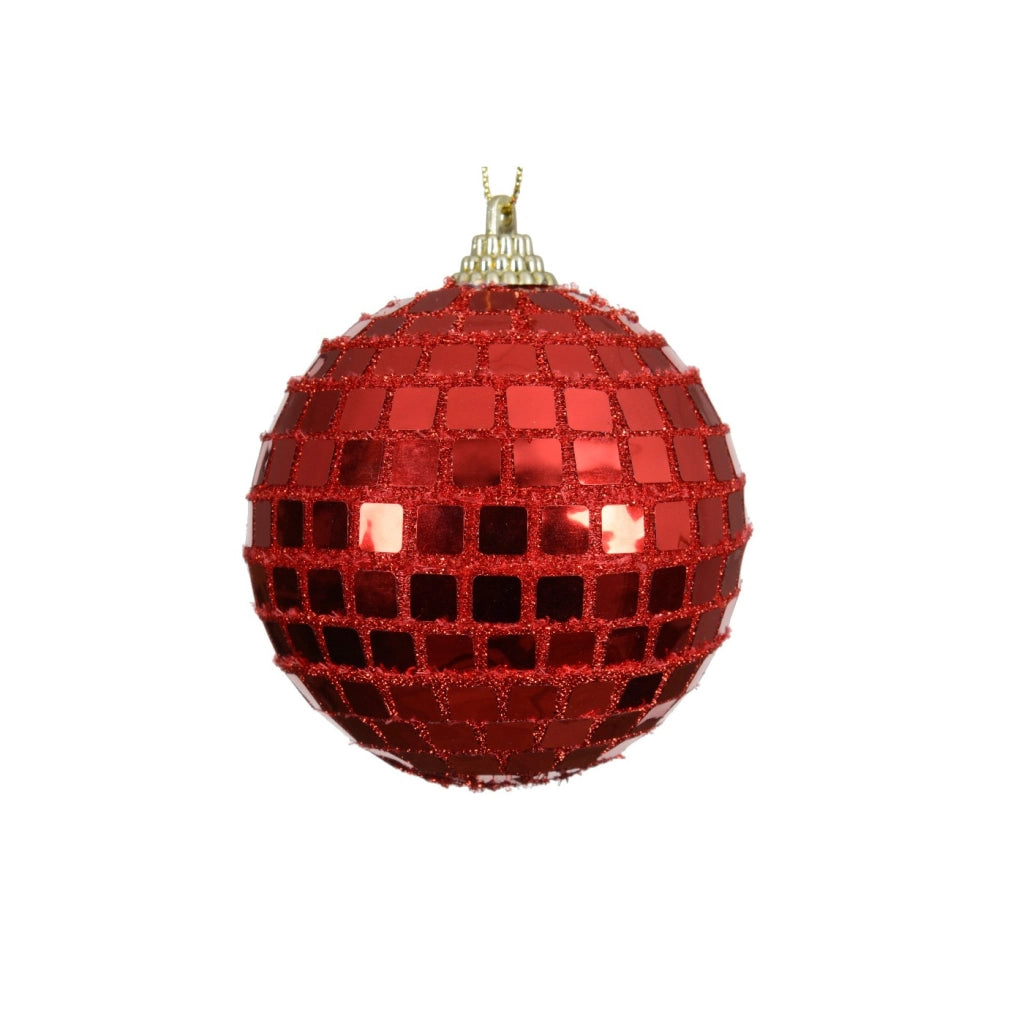 Pallina in foam tessuto rosso d8cm