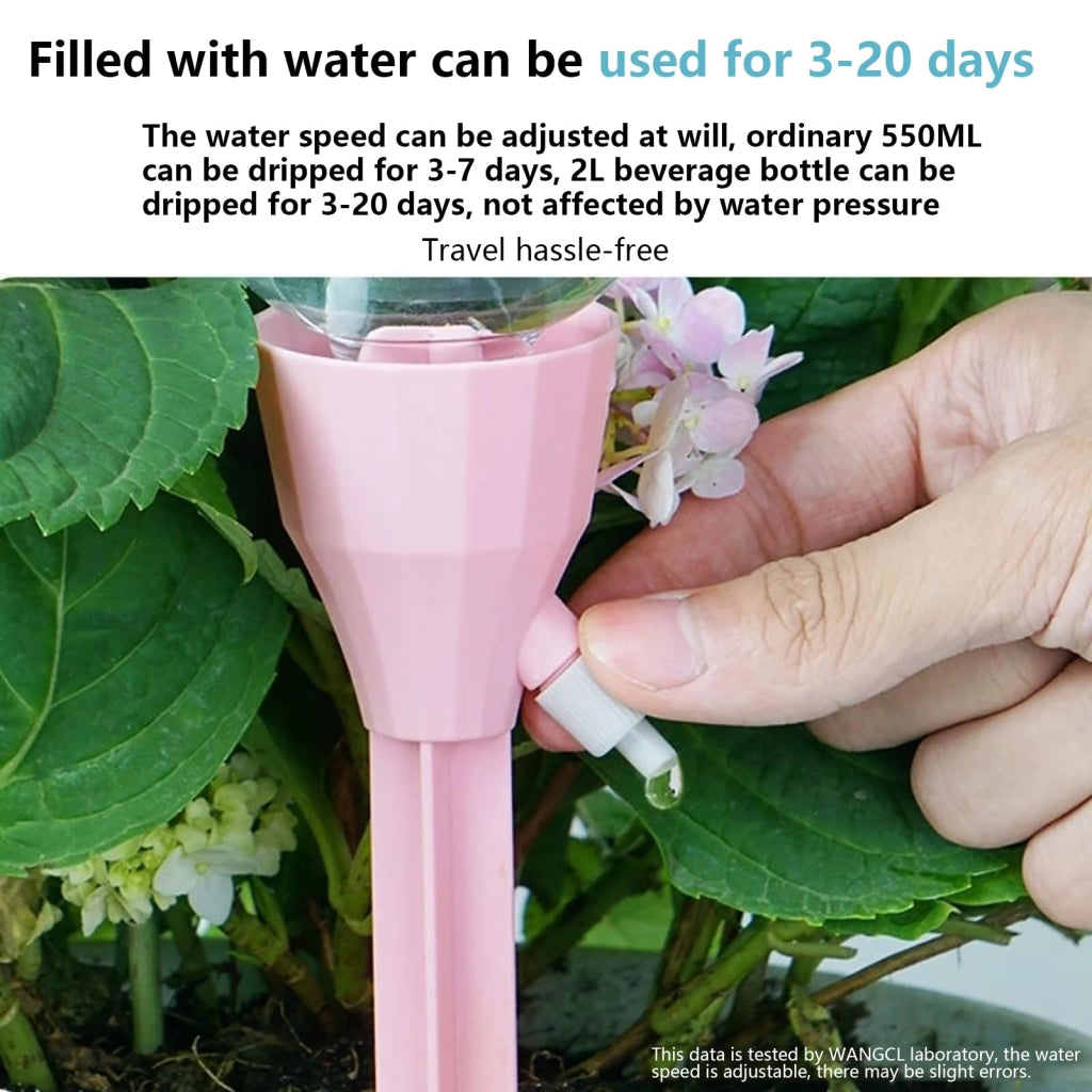9 irrigatori automatici per piante con valvola di regolazione, sistema di irrigazione a goccia