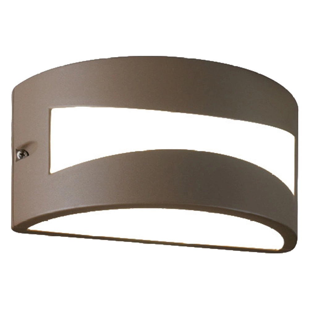 APPLIQUE LED 'TIBET' 10 W - cm 22 x 12,1x 10,8 marrone