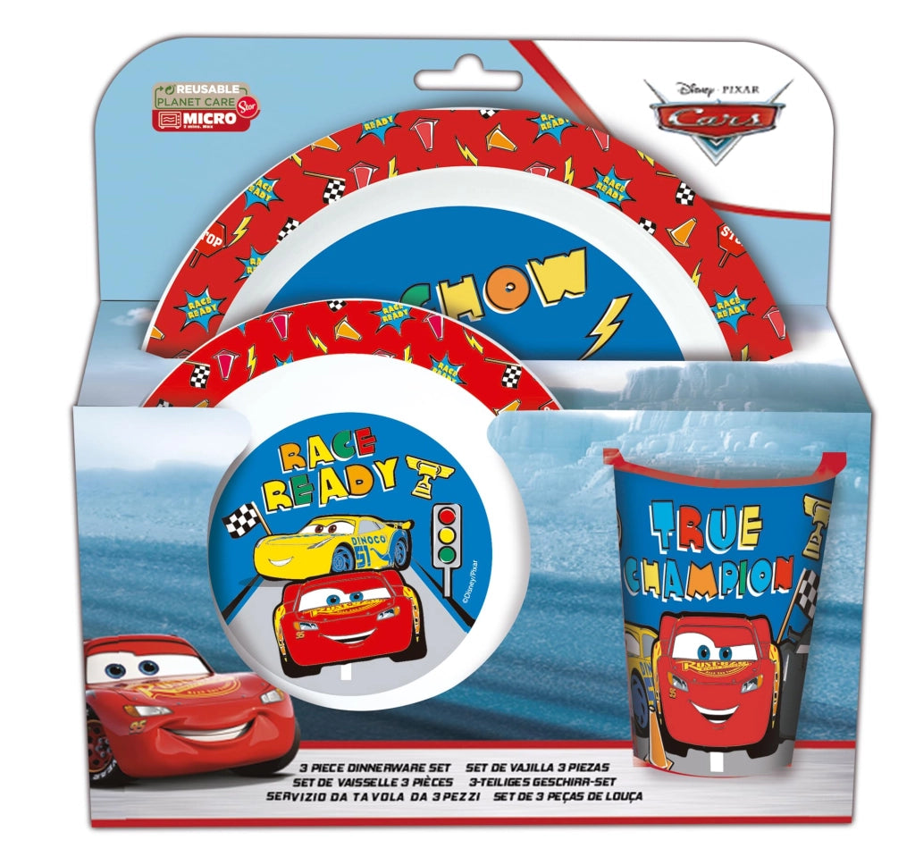 Set da colazione per bambini, composto da: piatto, ciotola e tazza