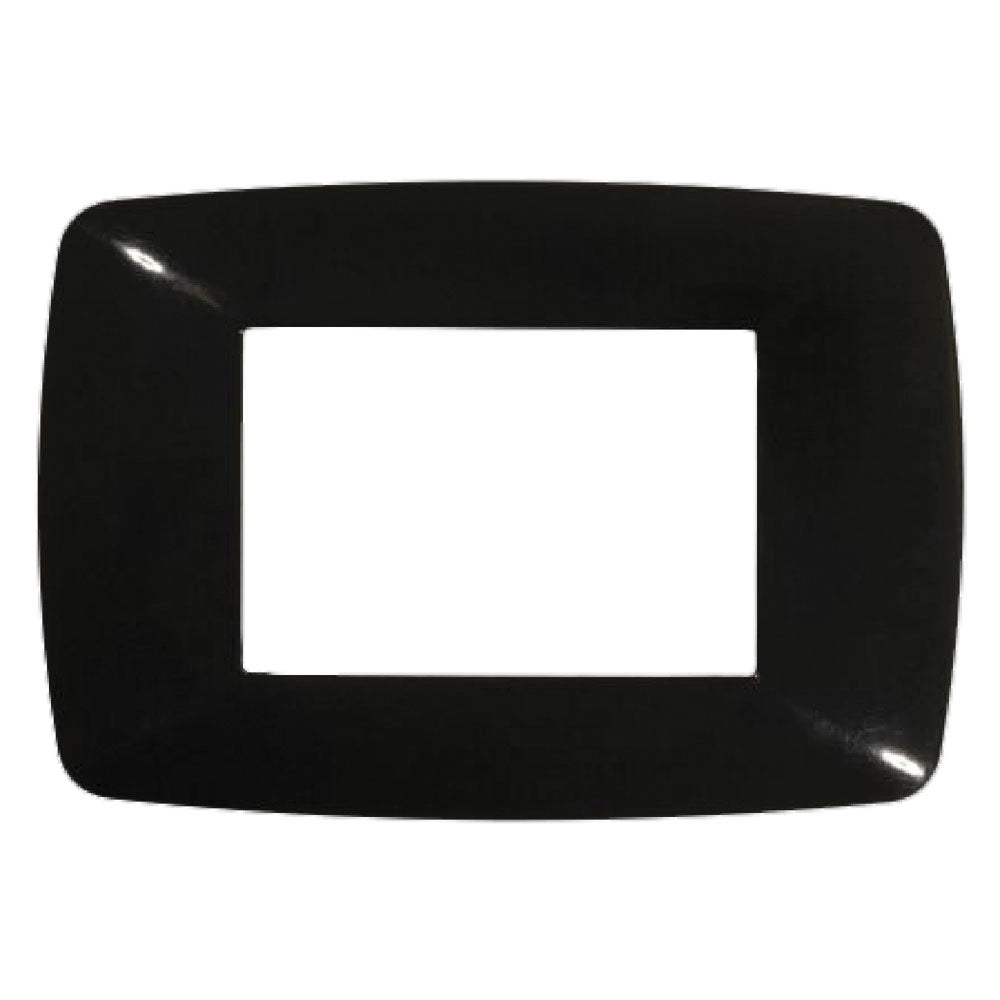 PLACCA COLORE NERO 'BRIO' 3 posti - 3203/N