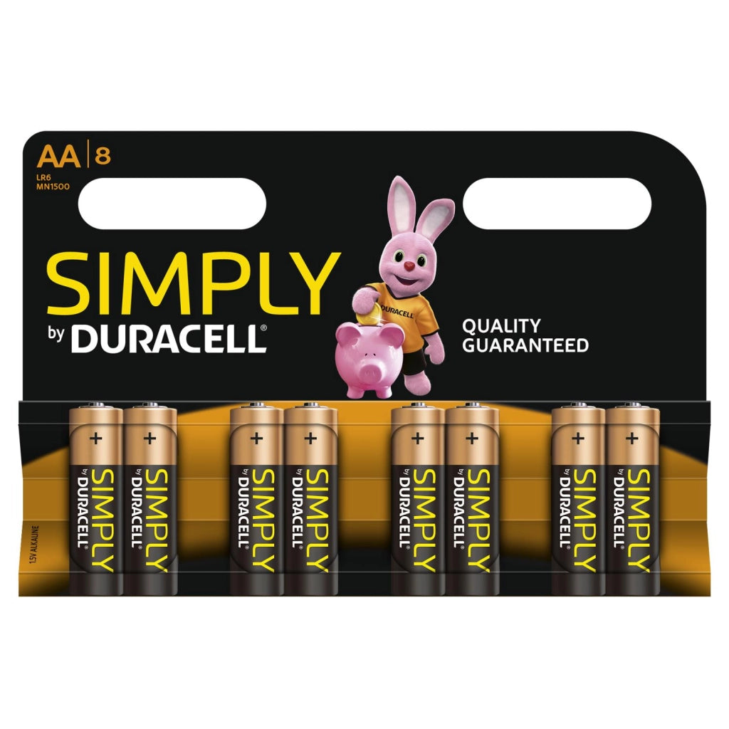PILA STILO AA 8X DURACELL SIMPLY MN1500