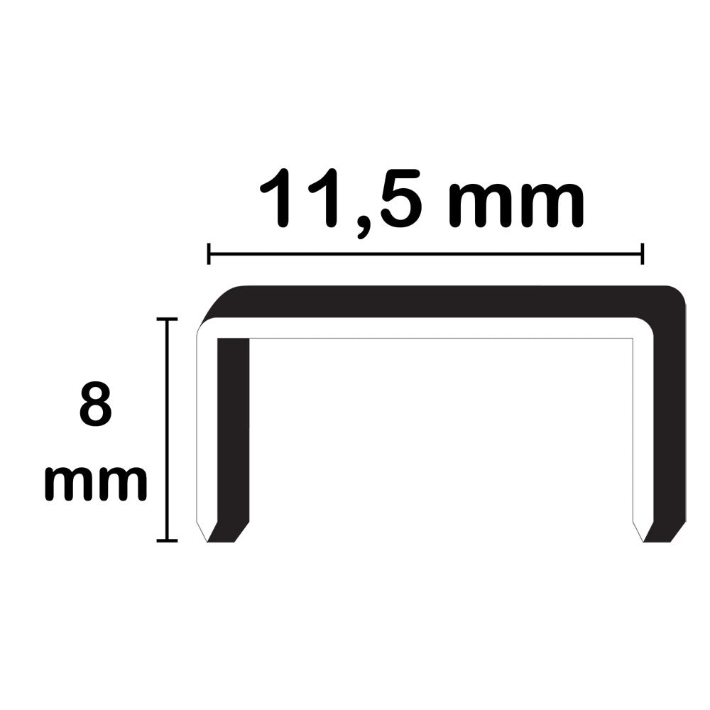 PUNTI PER FISSATRICE PNEUMATICA MOD. 80 mod. 80/8  - cf. 10000 pz