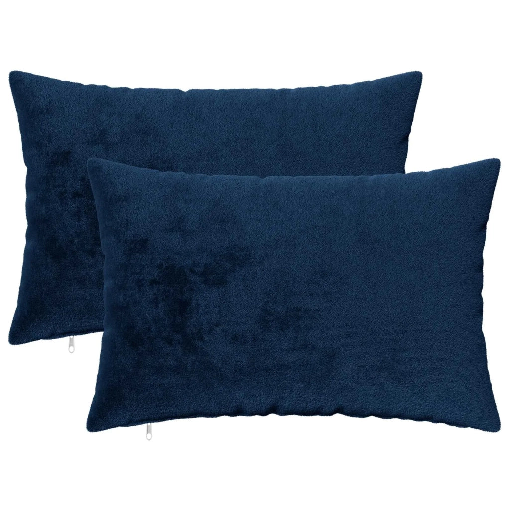 Federa 2 pz HEERLEN Blu navy 50 x 80 cm Flanella 912145