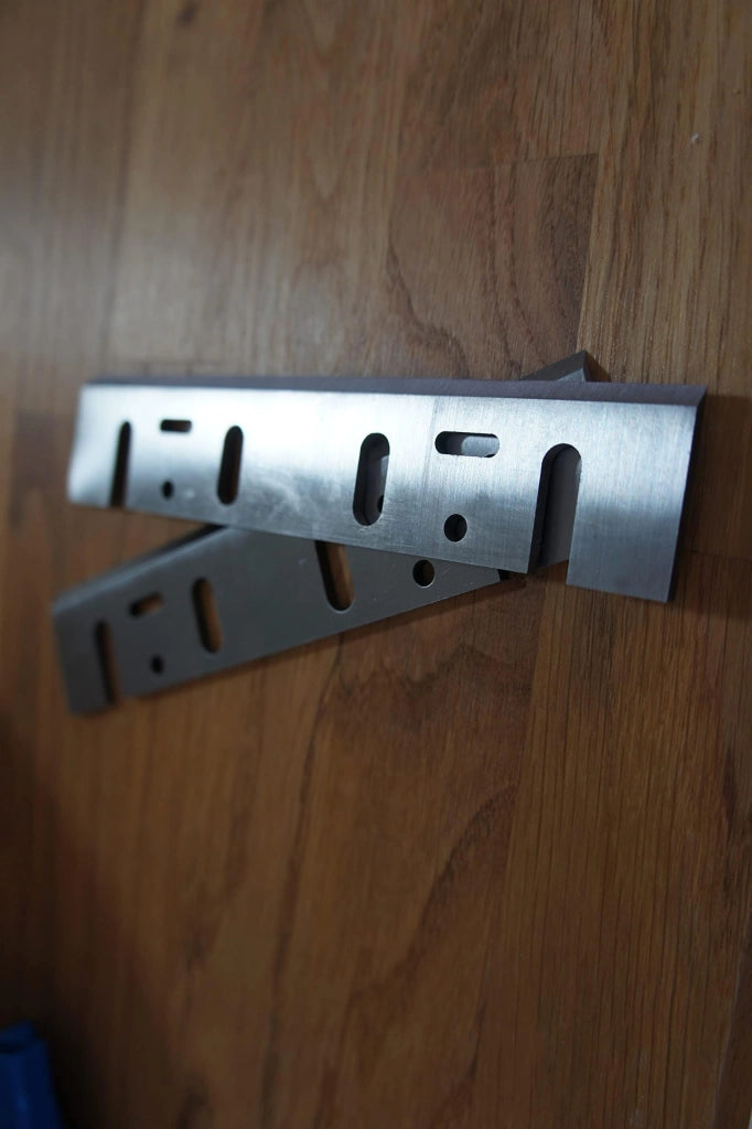 HSS, set di 2 coltelli per pialla, dimensioni 155,5 x 31,75 x 3 mm