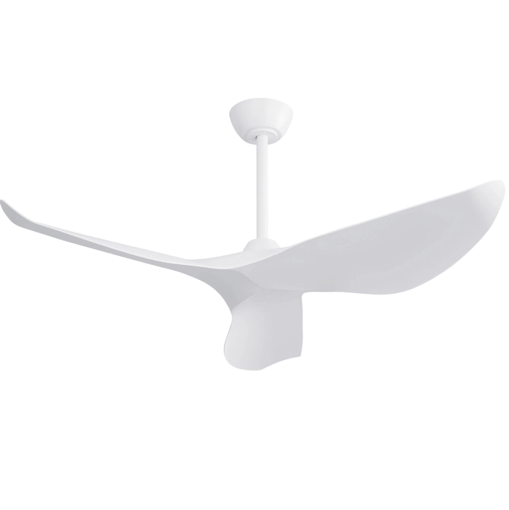 Ventilatore da soffitto bianco opaco da 96 cm con telecomando