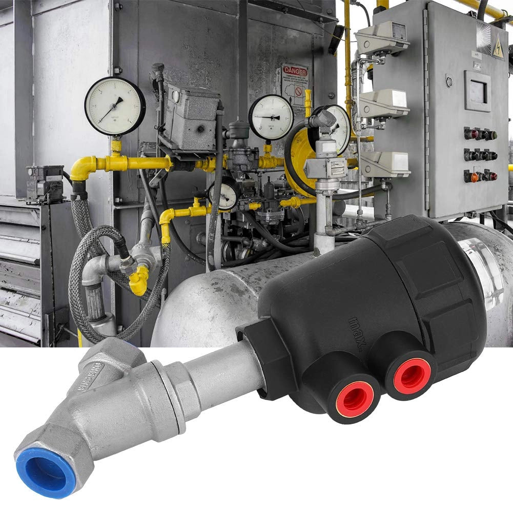 Valvola angolare pneumatica DN20, 3/4 di pollice, in acciaio inossidabile e plastica