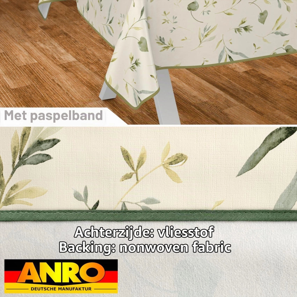 Tovaglia lavabile, dimensioni 200x140 cm, motivo "Canada Floral", idrorepellente