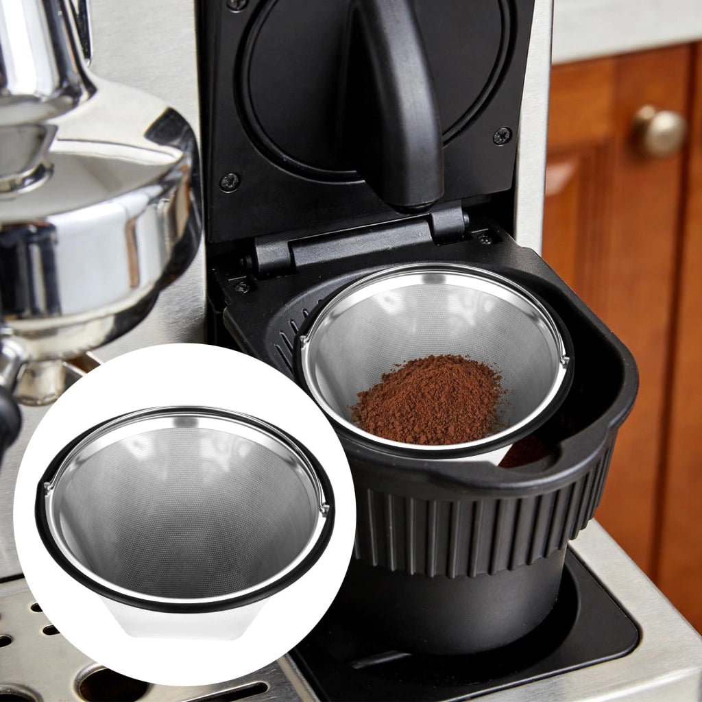 Filtri per caffè compatibili con le macchine Technivorm Moccamaster, modello RVS #4, riutilizzabili