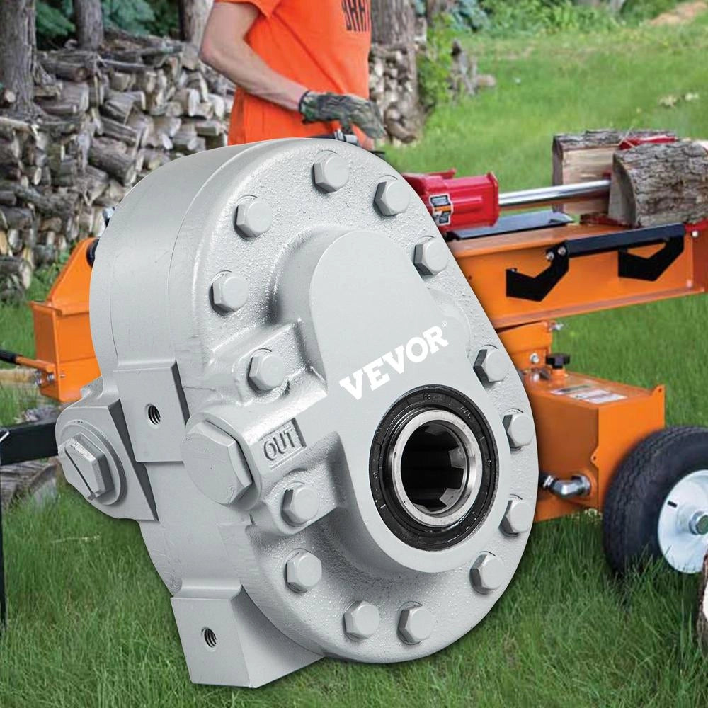 Pompa Idraulica ad Ingranaggi 16,6 GPM 540 Giri/min 2500 PSI in Ghisa Robusta e Durevole per Spaccalegna e Sollevatori