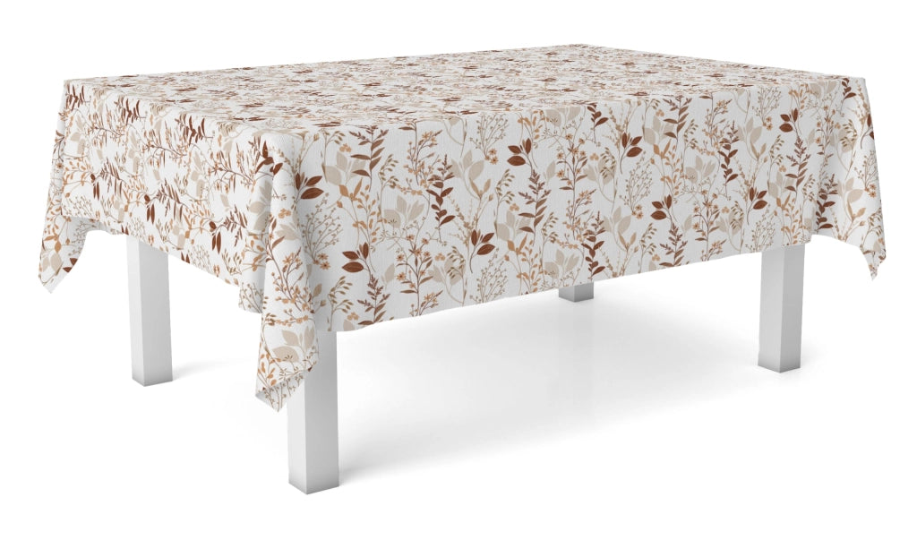 Tovaglia, copritavolo, botanico, unico, 240 x 140 cm
