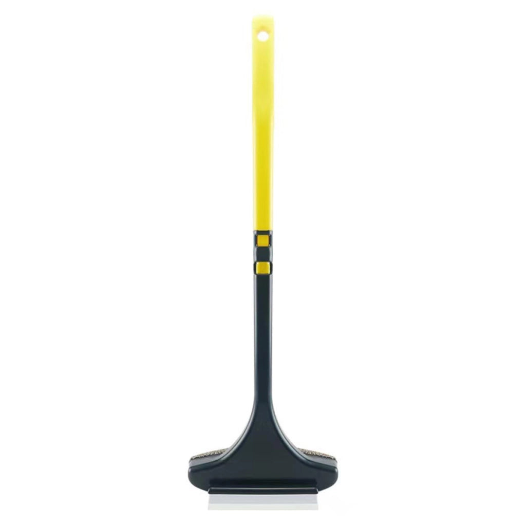 Spazzola detergente 2-in-1 per finestre, 46 cm, gialla, adatta per vetri e piastrelle