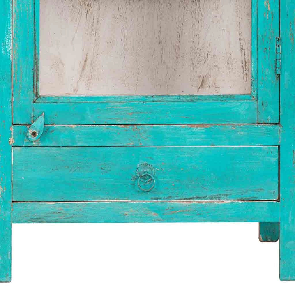 Vetrina in legno artigianale 58 x 40 x 144h cm