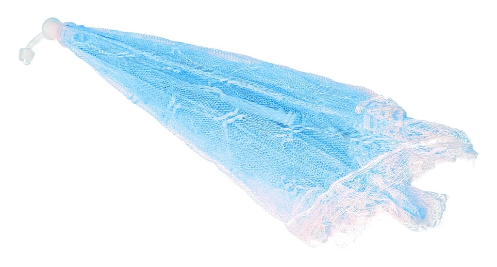 Copertura per alimenti in rete, pieghevole, 30x30 cm, azzurra