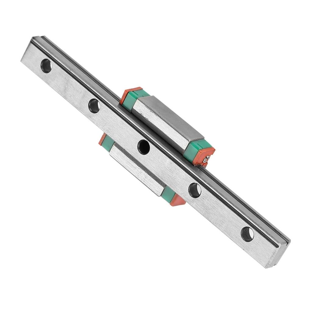 Guida lineare miniaturizzata da 9 mm con carrello, lunghezza 100 mm