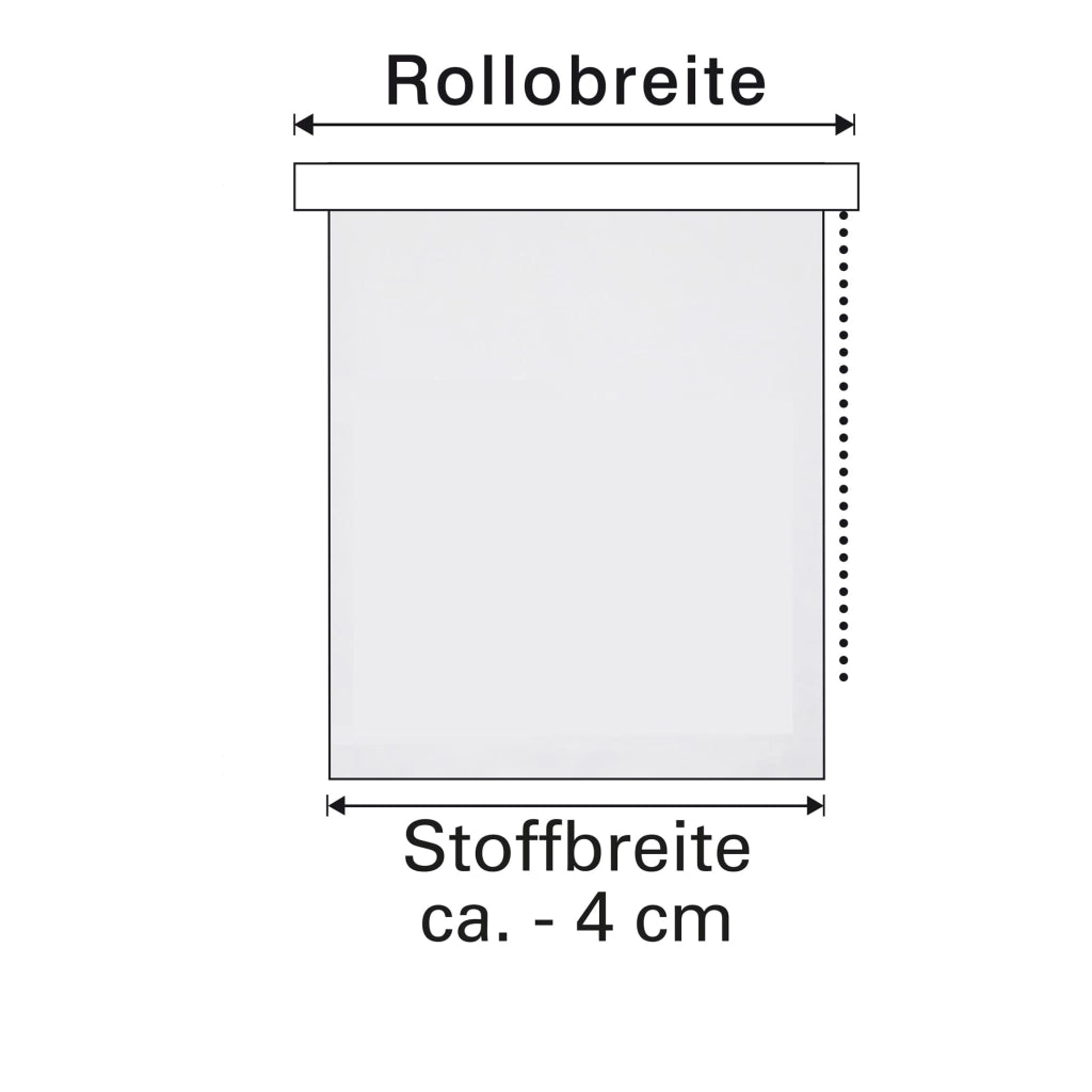 Tenda avvolgibile oscurante, colore crema, 120x180 cm