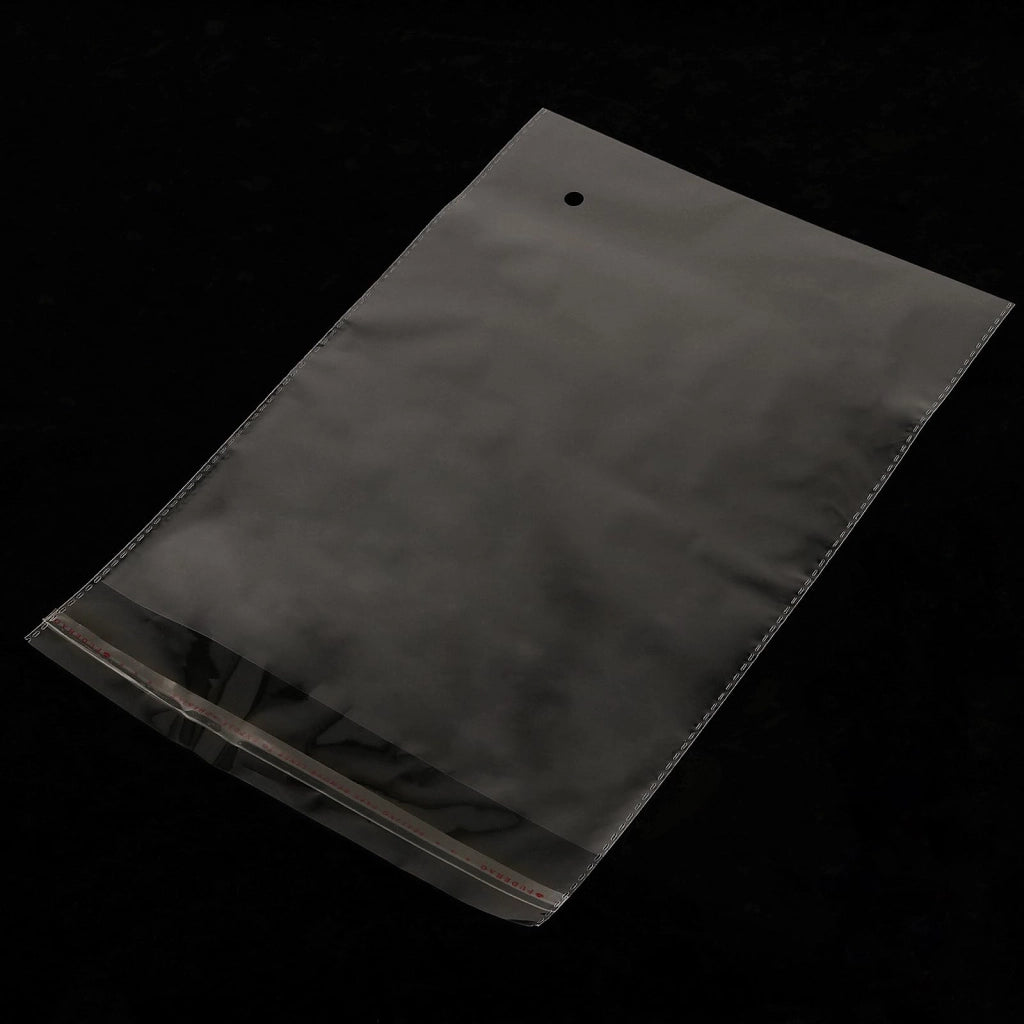 500 buste trasparenti A4, autoadesive, in OPP, dimensioni 22x34 cm