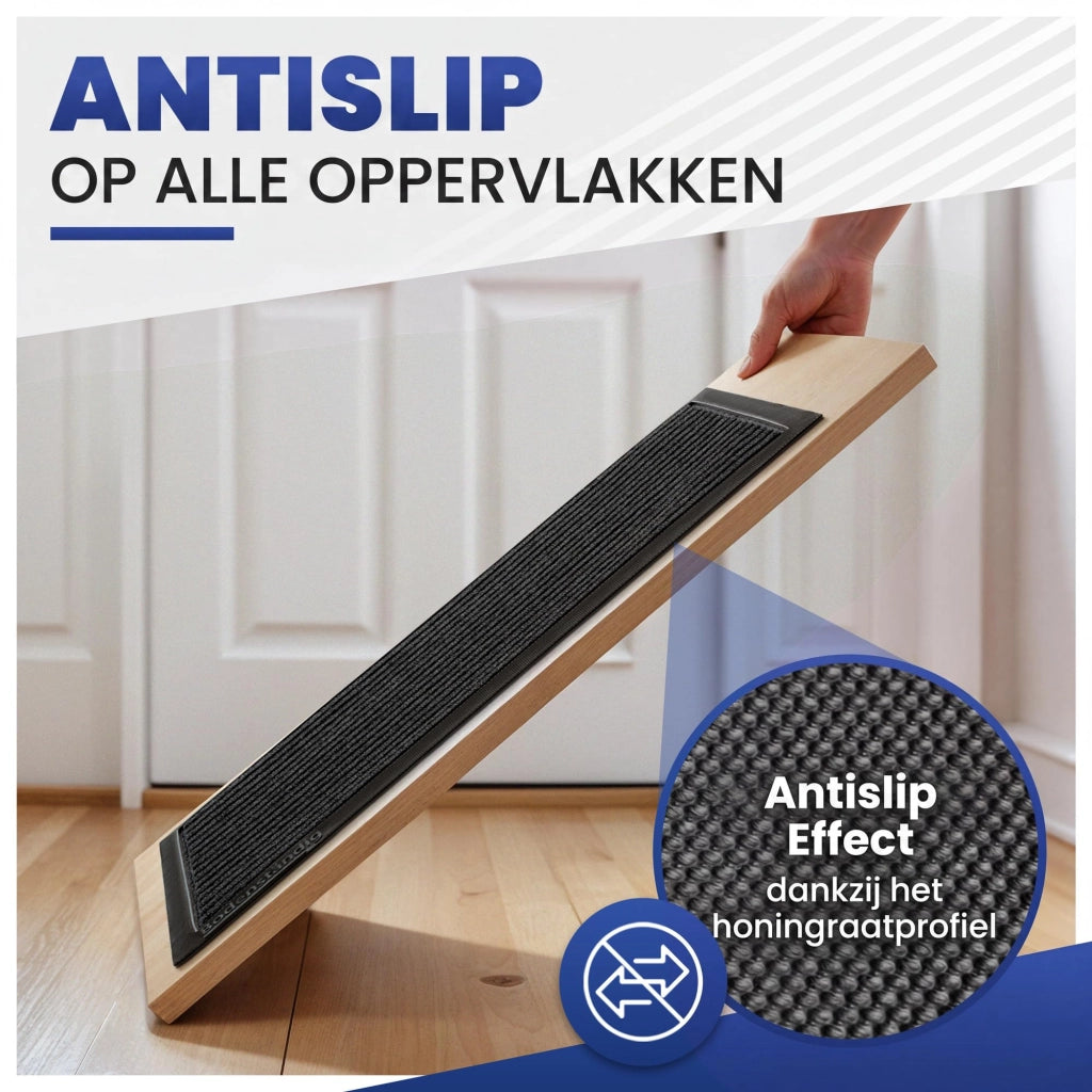 Tappetino antiscivolo assorbente, 40x60 cm, colore nero