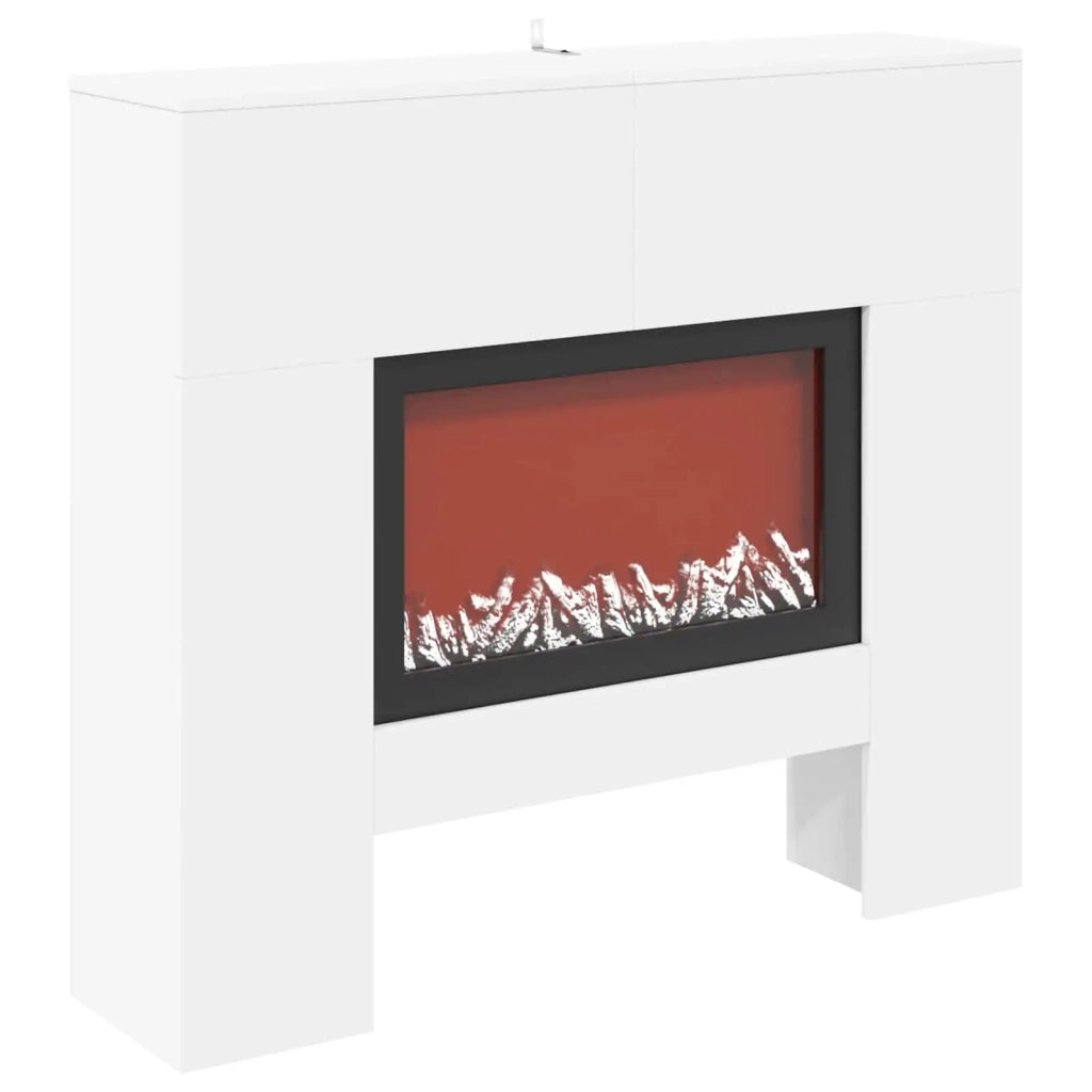 Caminetto elettrico Bianco 100 x 24,5 x 90 cm 8020760