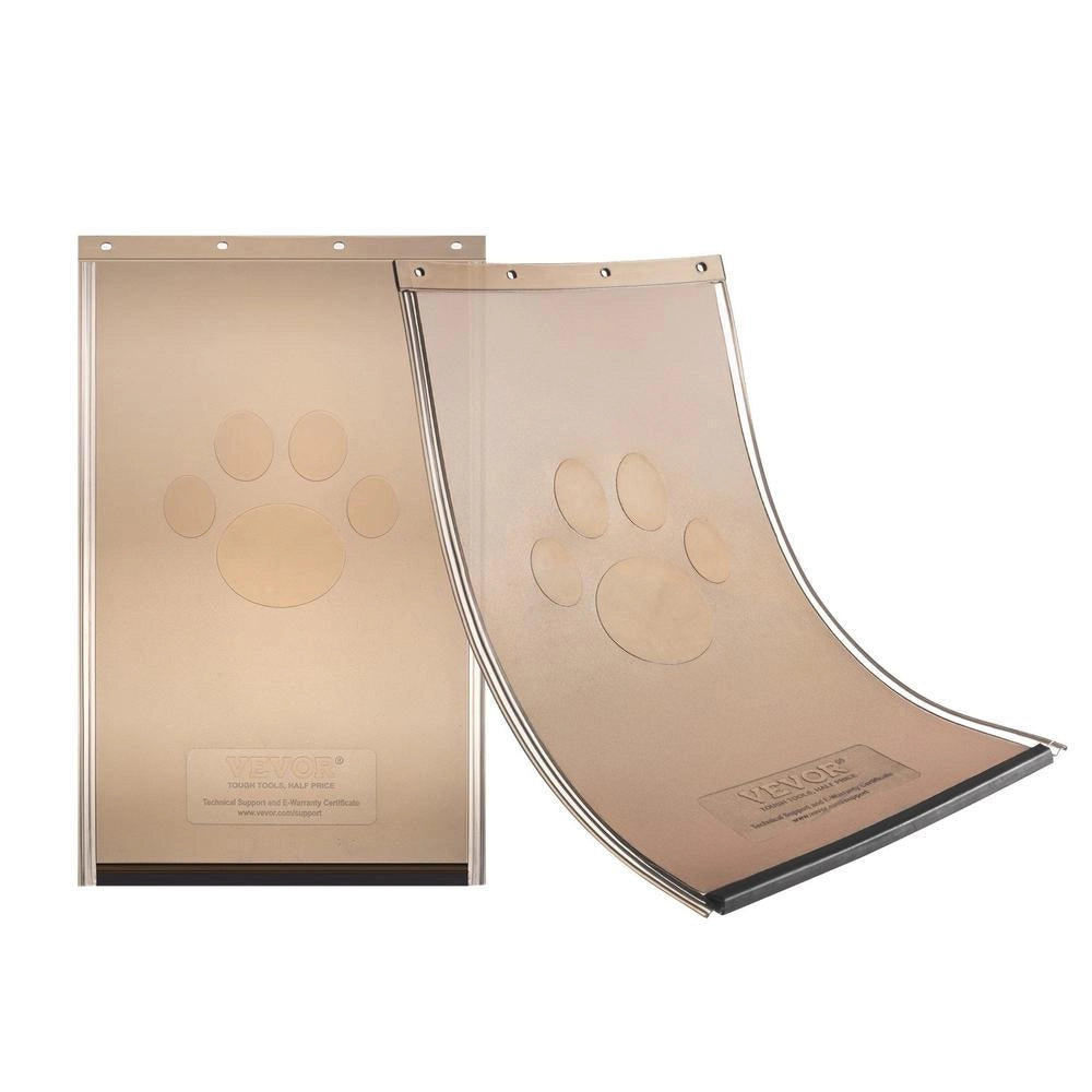 Sportello di Ricambio per Porta per Animali Domestici CWM-M in PVC con Striscia Magnetica Resistente alle Intemperie Taglia M 209,6 x 311,2 mm