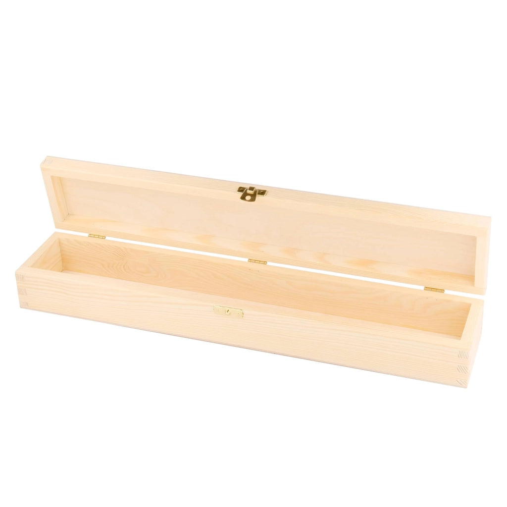 Contenitore in legno per candele, dimensioni 48x7x5,5 cm