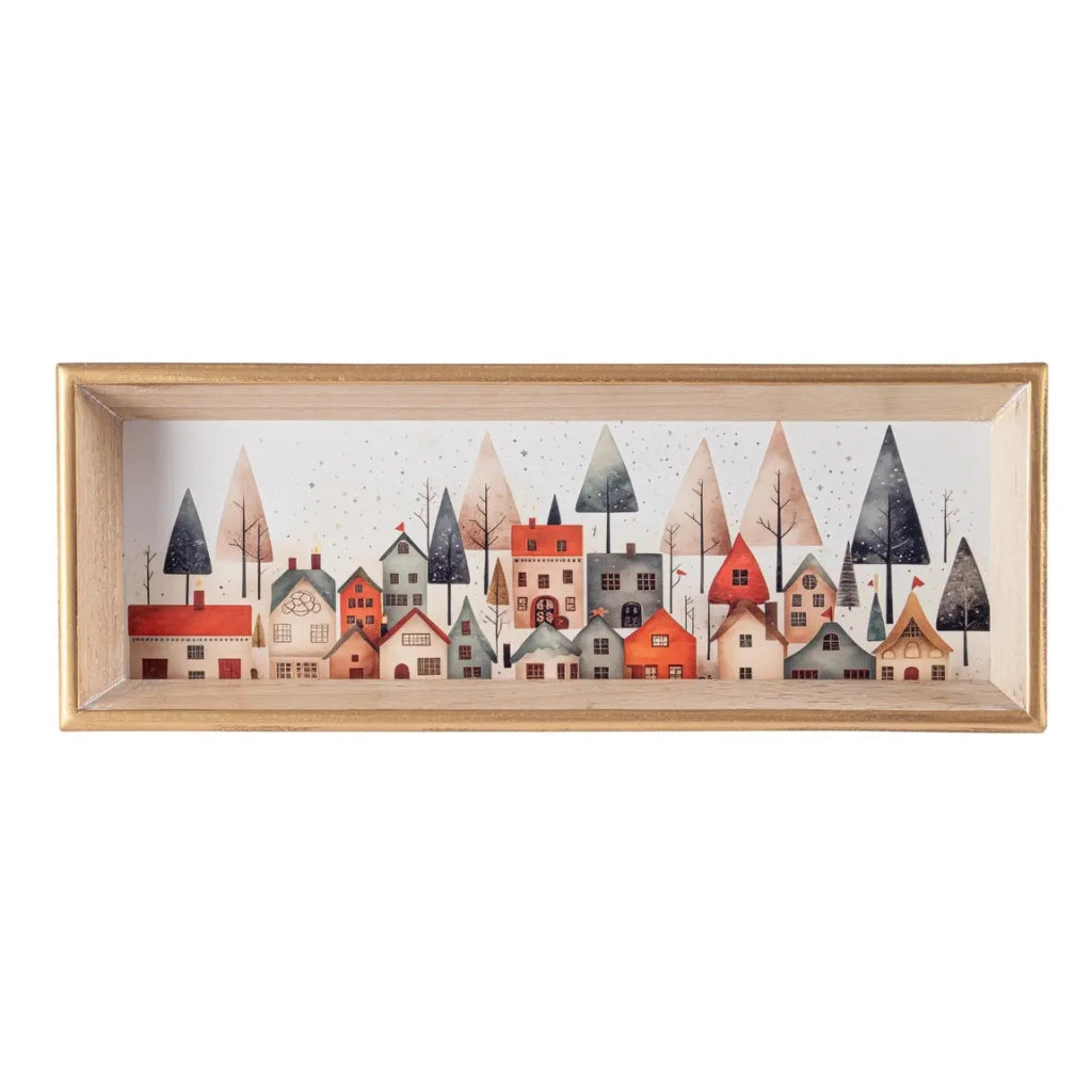 Vassoio Chilly a forma di casa 38 × 14,5 cm