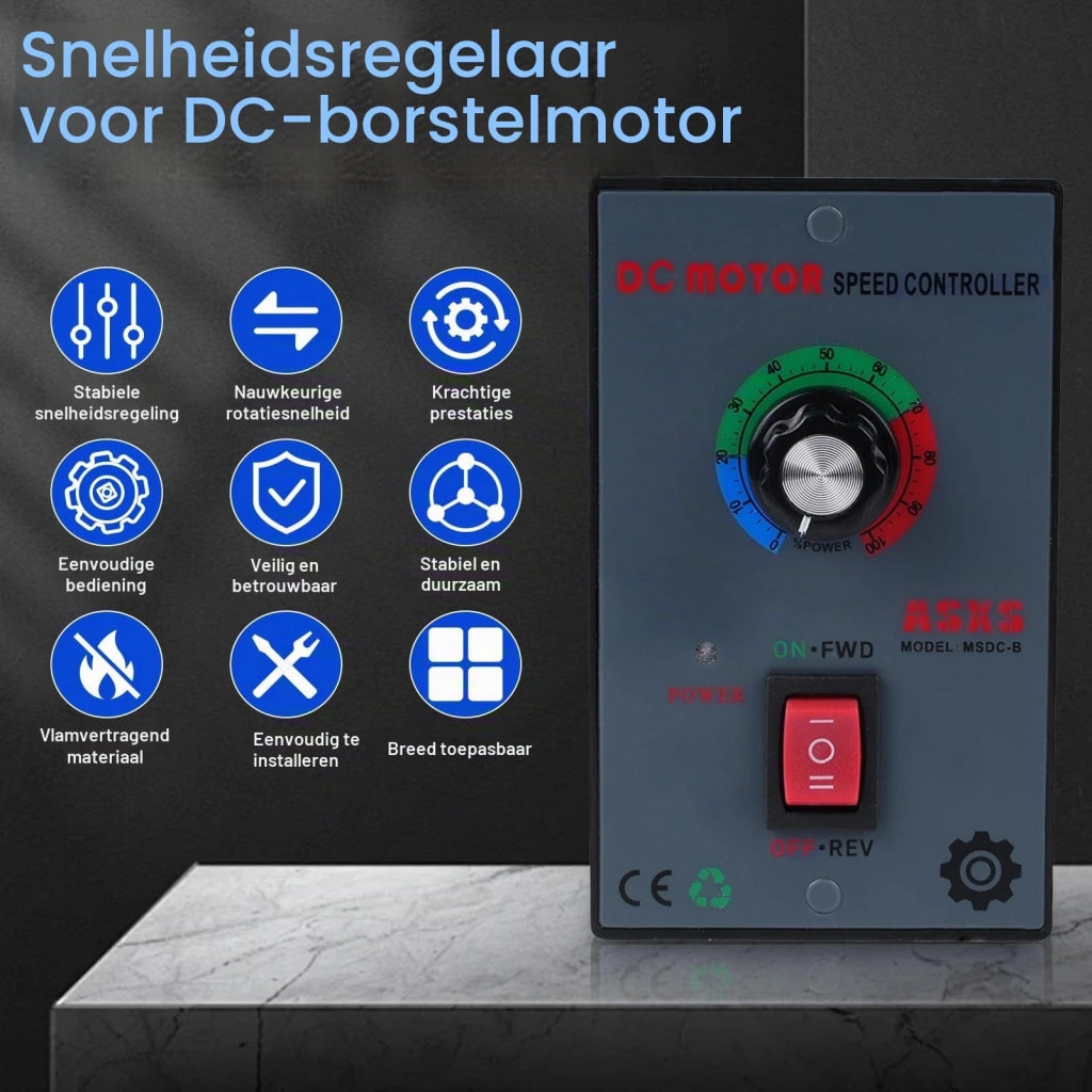 Regolatore di velocità per motori DC, 12-60V, 30A, compatibile con motori 550/775/795/895