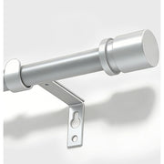Guida per tende da finestra, 16 mm, estendibile, argento, da 63 a 183 cm