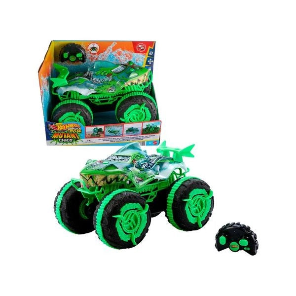 Radiocomando mattel jmm76 hot wheels monster trucks great bite 2,4 ghz