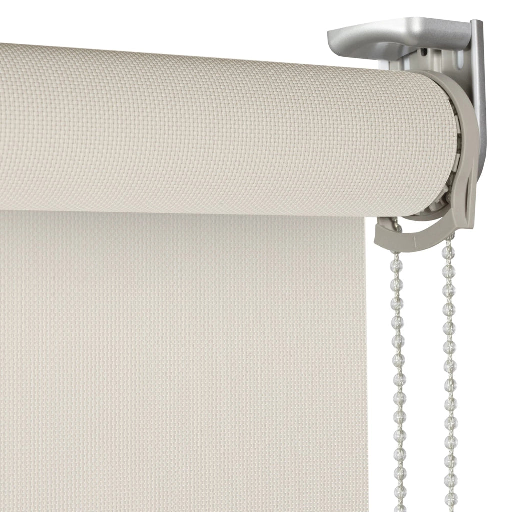 Tapparelle con grado di apertura del 10%, dimensioni 105 cm di larghezza x 250 cm di altezza, colore grigio