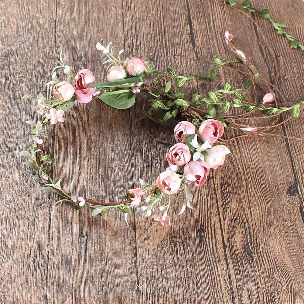 di fiori in tessuto, rosa, confezione singola, ideale per matrimoni e feste