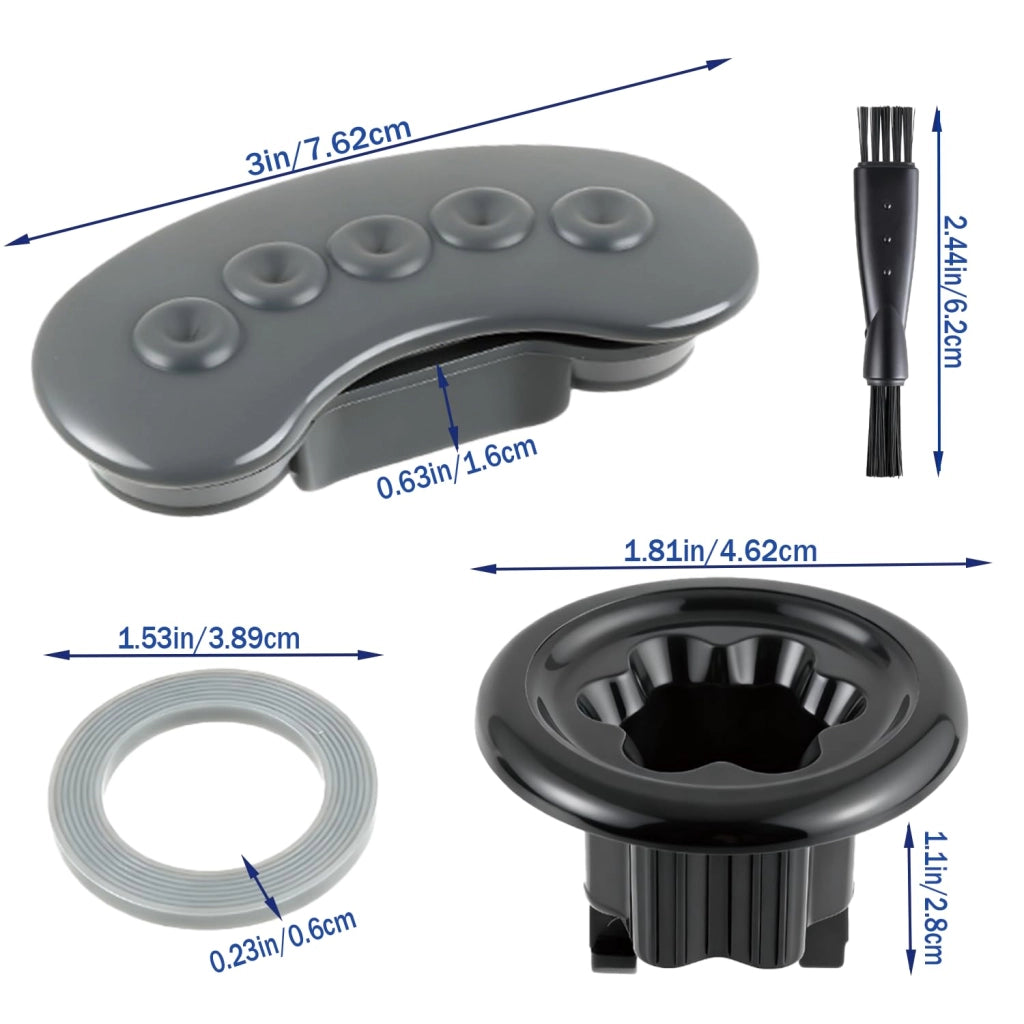 Guarnizione del motore di ricambio per Thermomix TM31, colore grigio