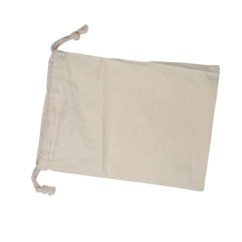 Set di 2 sacchetti portaoggetti in cotone, dimensioni 30x40 cm, con cordoncino