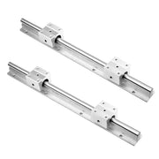 Kit guida lineare SBR16, composto da 2 binari e 4 supporti lineari, lunghezza 500 mm, in alluminio
