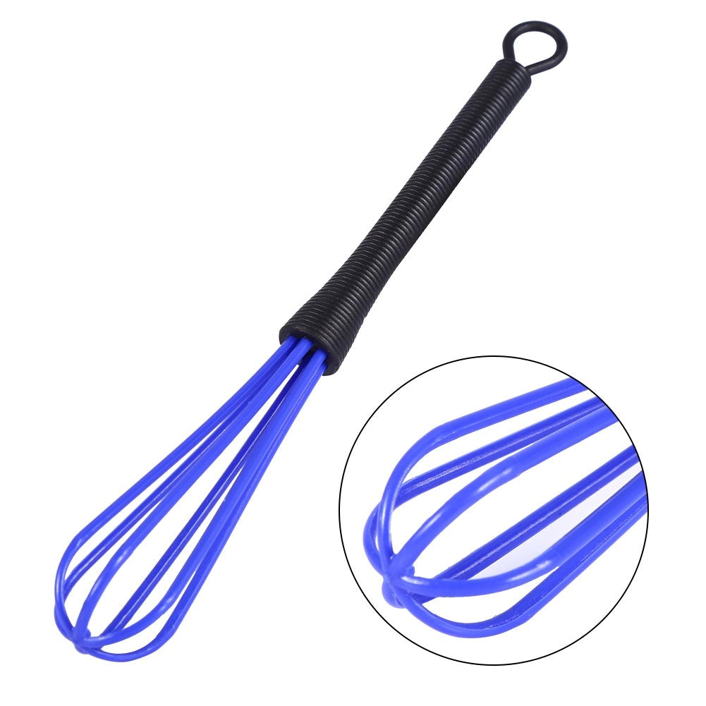 Set di 5 fruste in silicone, mini, 18 cm, adatte al lavaggio in lavastoviglie