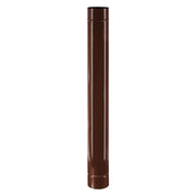 TUBO SMALTATO PER STUFE cm 100 ø 15 marrone
