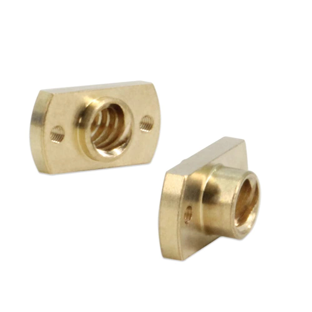 Set di 6 dadi in ottone, diametro 8 mm, passo 2 mm, per stampanti 3D