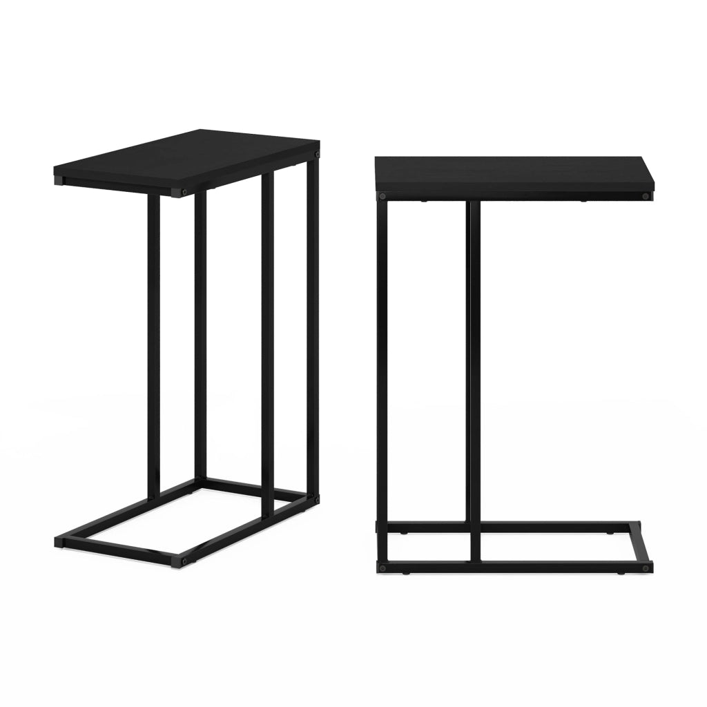 Set di 2 tavolini da divano, modello "Americano", in legno composito, altezza 63,6 cm